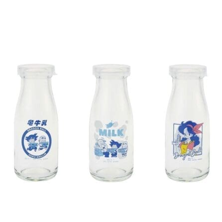 Dragon Ball- Milk Bottle Glass Set of 3-Prize (E)-Ichiban Kuji-Dragon Ball Fantastic Adventure